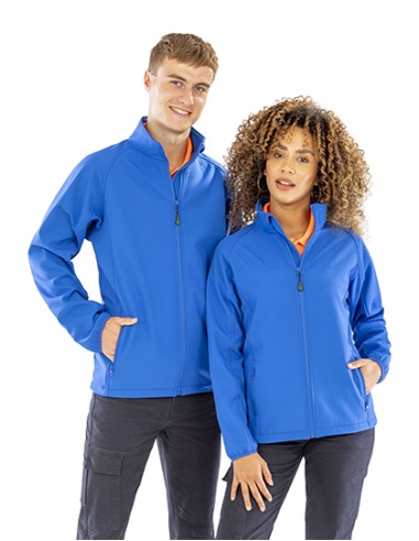 R-R901M-Mens Recycled 2-Layer Printable Softshell Jacket